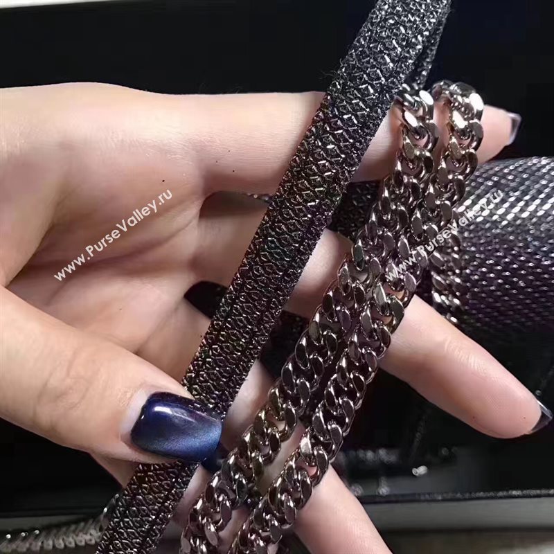 YSL new Tassel clutch v hardware silver bag 4824