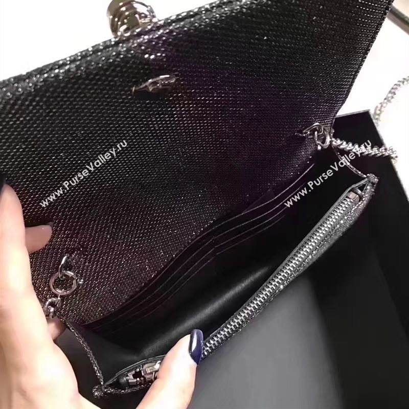 YSL new Tassel clutch v hardware silver bag 4824