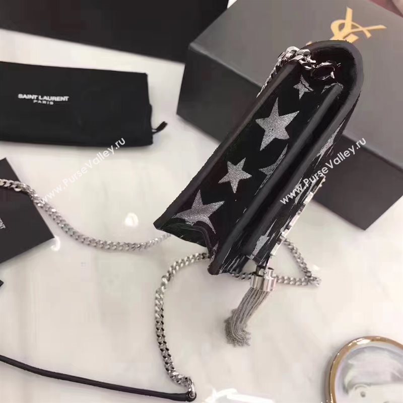 YSL new Tassel clutch tri-color bag 4825