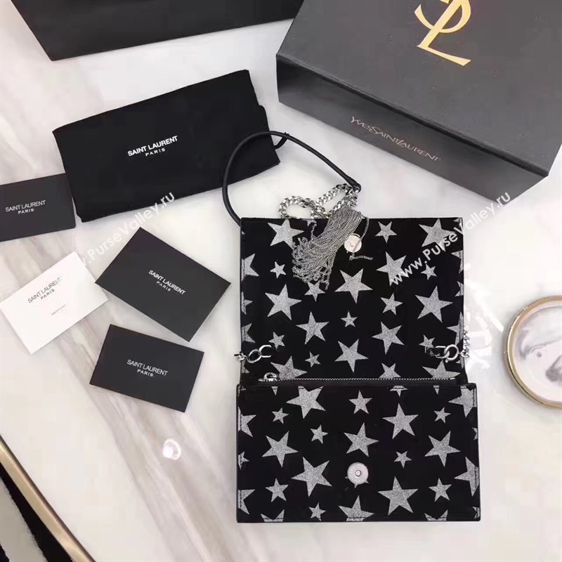 YSL new Tassel clutch tri-color bag 4825