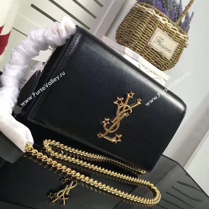 YSL black clutch chain bag 4827