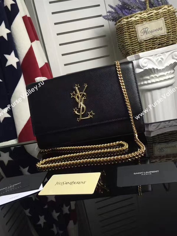 YSL black clutch chain bag 4827