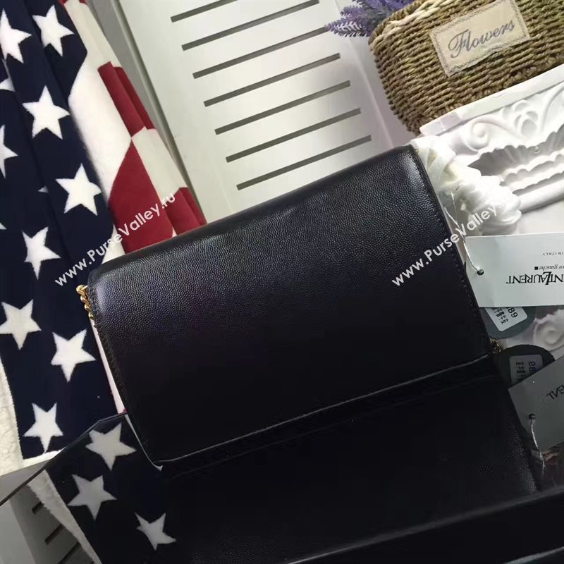 YSL black clutch chain bag 4827