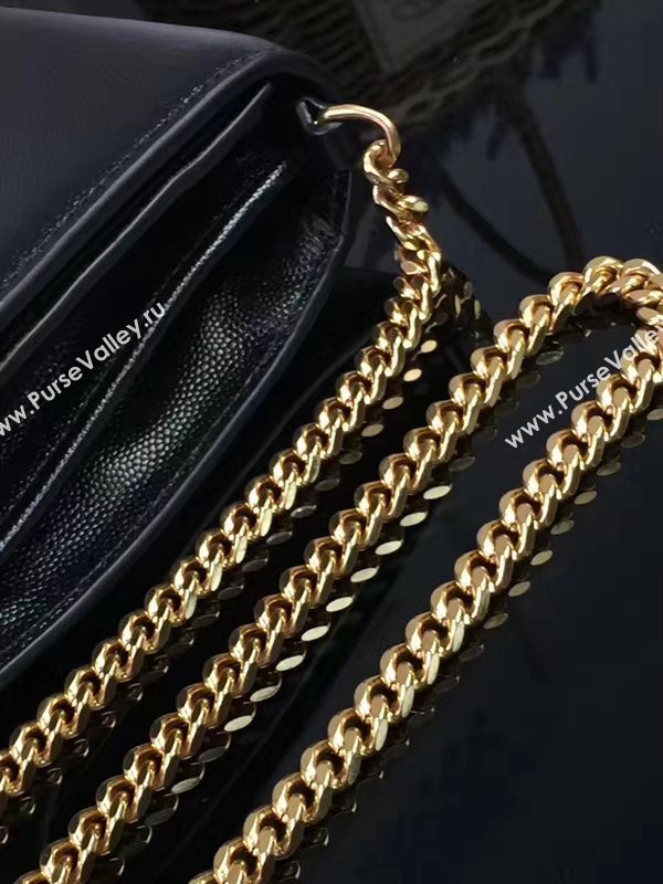 YSL black clutch chain bag 4827