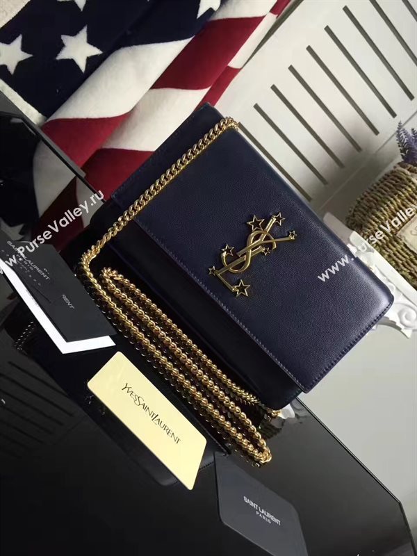 YSL grain leather clutch chain bag 4828