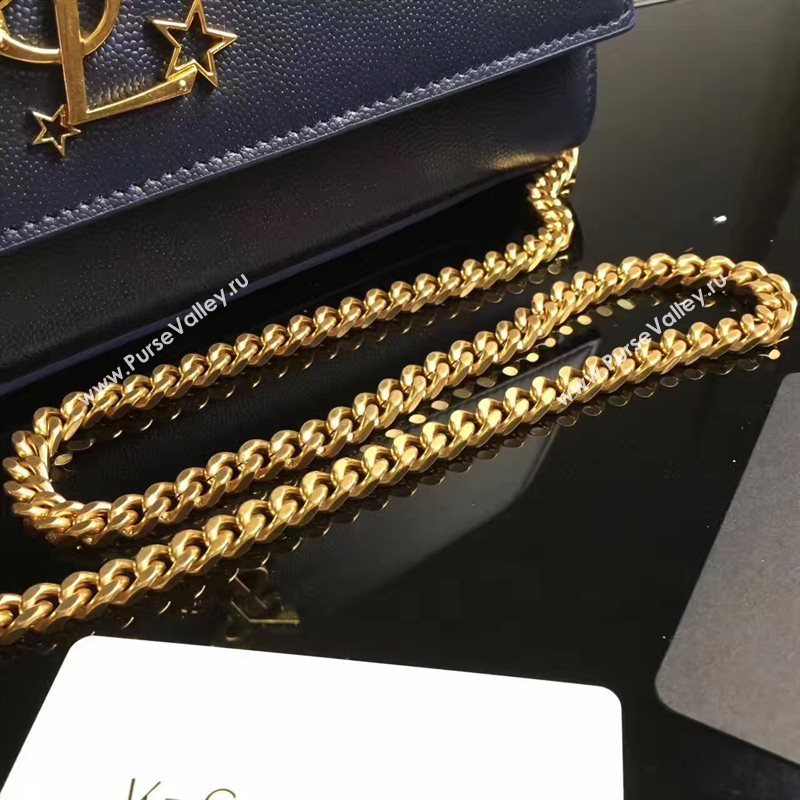 YSL grain leather clutch chain bag 4828