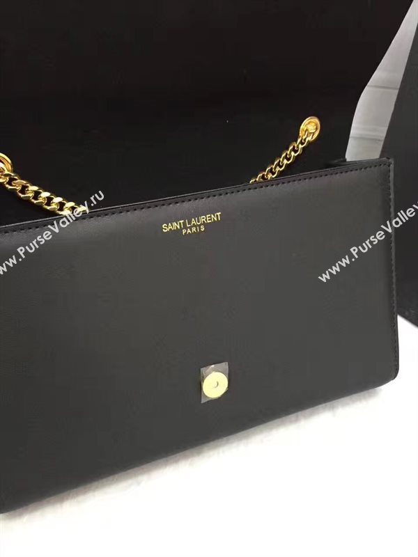 YSL smooth black chain clutch Tassel bag 4831