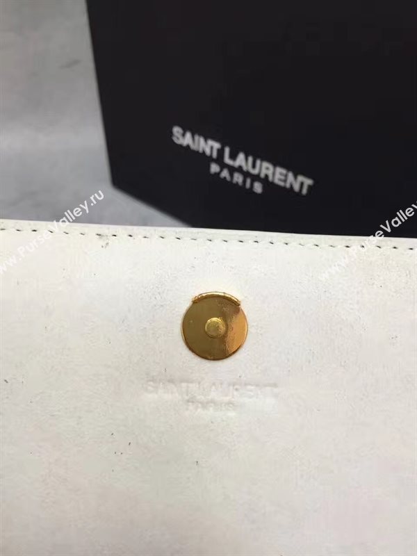 YSL leather white chain clutch Tassel bag 4833