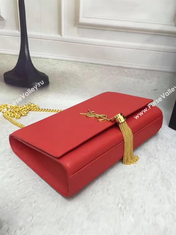 YSL red chain clutch Tassel bag 4835