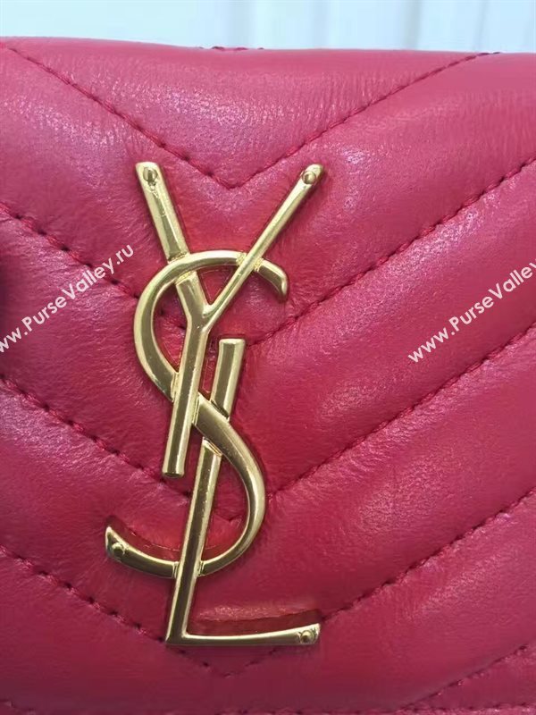 YSL smooth wallet red bag 4839