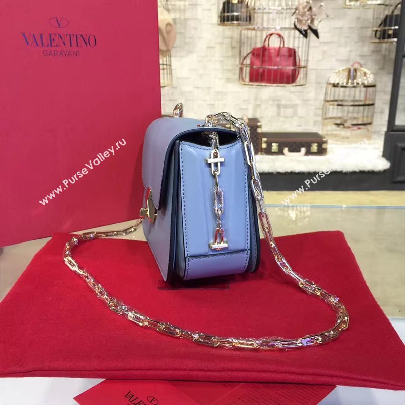 Valentino sky blue chain body cross bag 4940