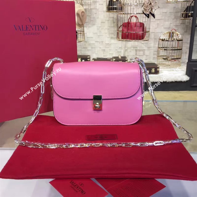 Valentino rose red chain body cross bag 4942