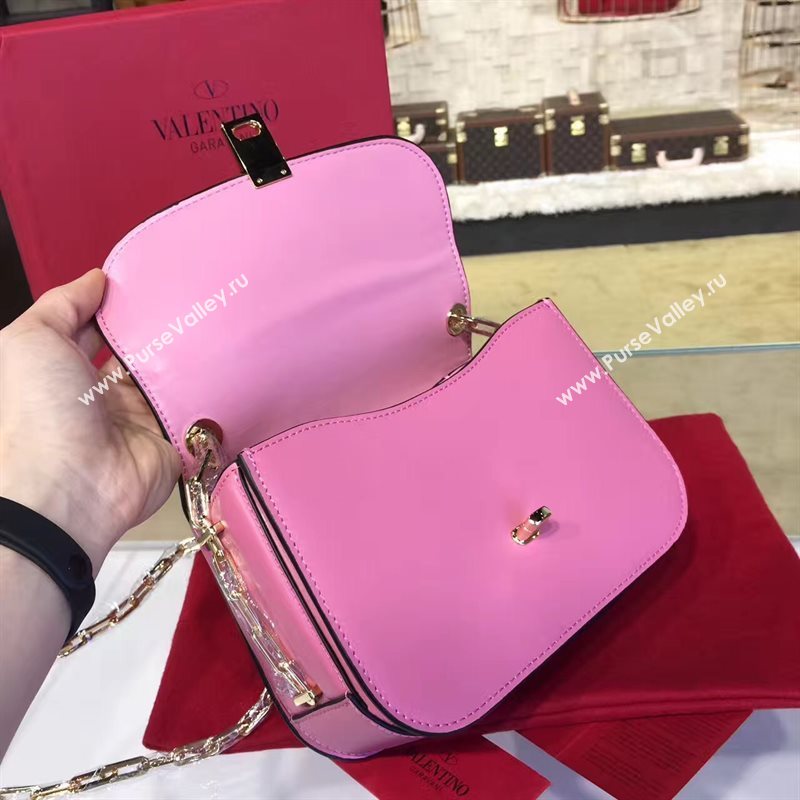 Valentino rose red chain body cross bag 4942