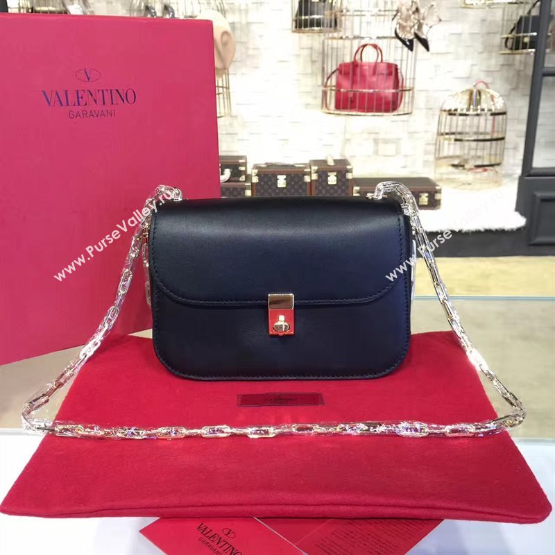 Valentino black chain body cross bag 4944