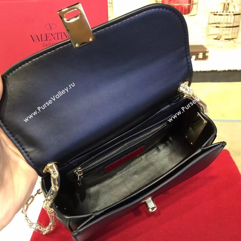 Valentino black chain body cross bag 4944