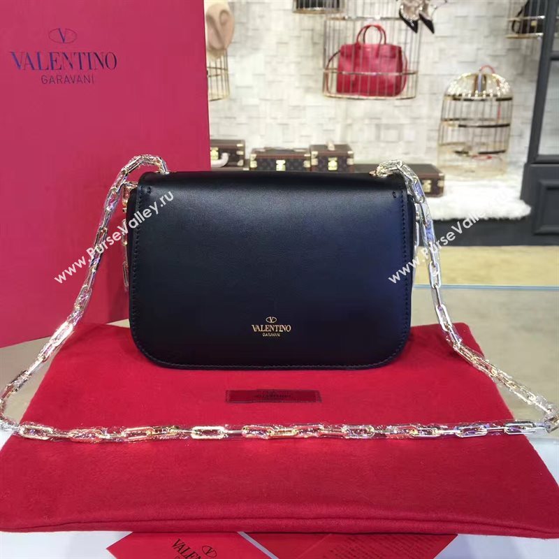 Valentino black chain body cross bag 4944