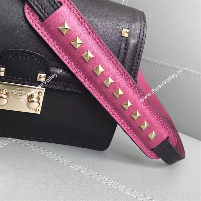 Valentino small shoulder black flap bag 4950