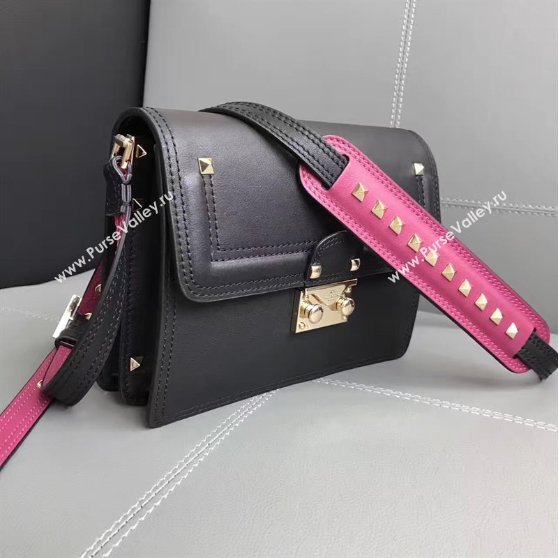 Valentino small shoulder black flap bag 4950