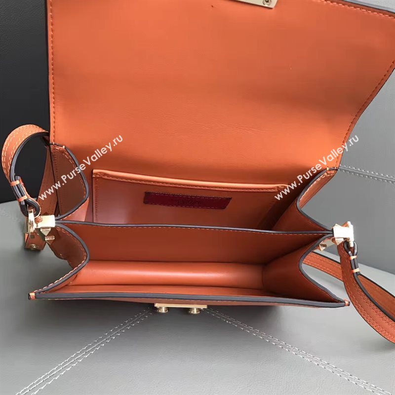 Valentino small shoulder flap orange bag 4951