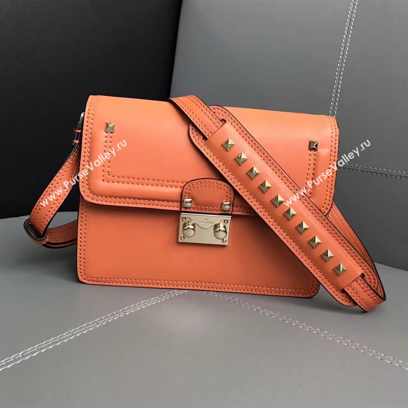 Valentino small shoulder flap orange bag 4951