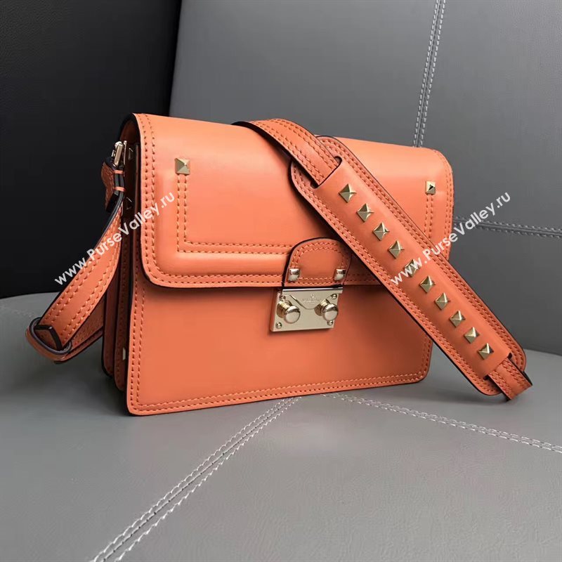 Valentino small shoulder flap orange bag 4951