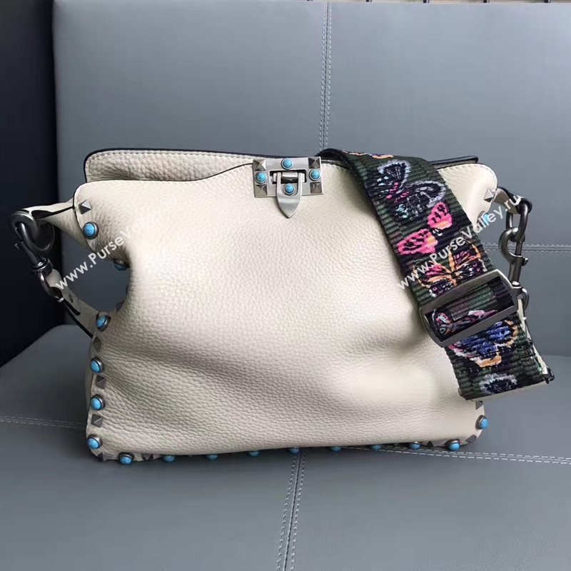 Valentino large crossbody shoulder cream bag 4954