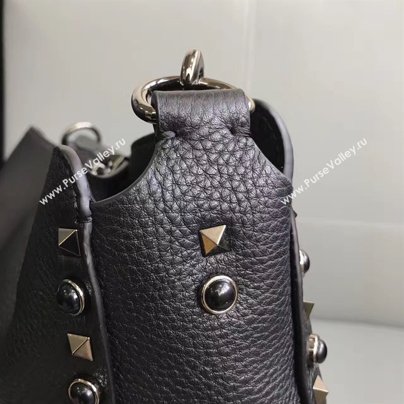 Valentino large crossbody shoulder black bag 4956