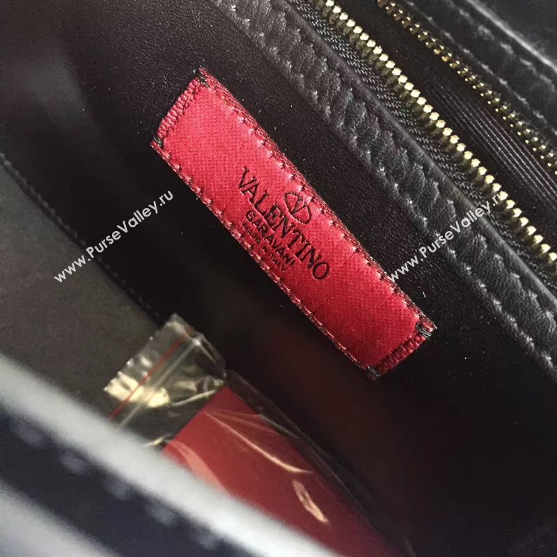 Valentino large crossbody shoulder flap black bag 4960