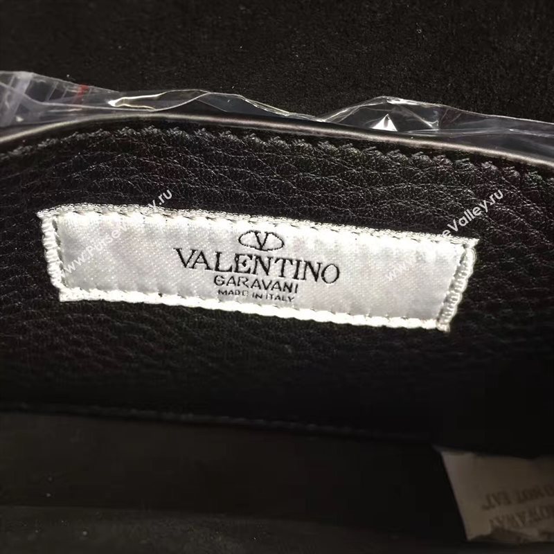 Valentino small shoulder flap black bag 4965