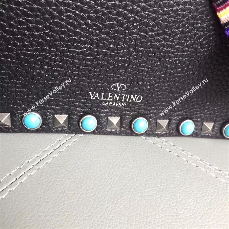 Valentino small shoulder flap black bag 4965