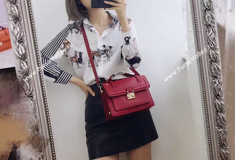 Valentino shoulder red handbag bag 4973