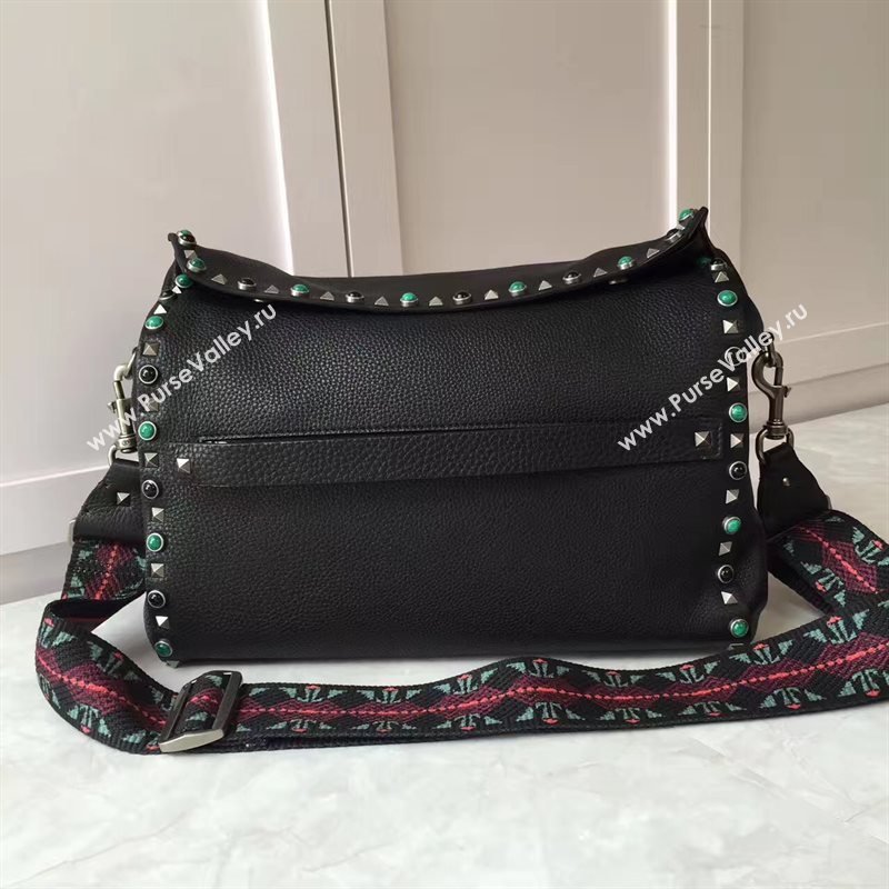 Valentino large shoulder cross black body bag 4978