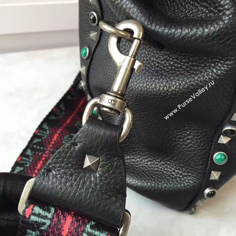 Valentino large shoulder cross black body bag 4978