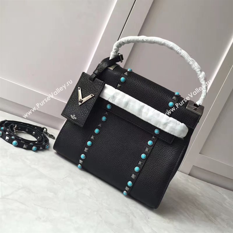 Valentino black tote shoulder bag 4982