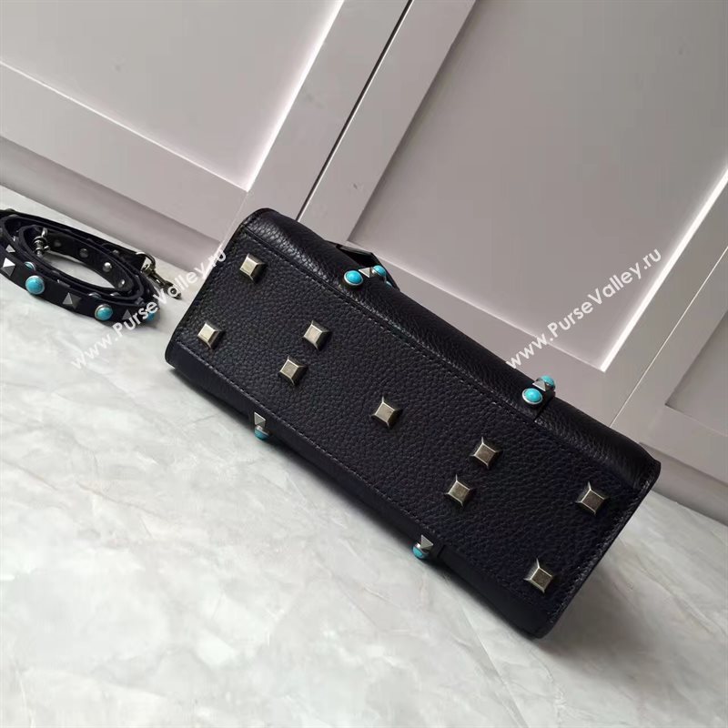 Valentino black tote shoulder bag 4982