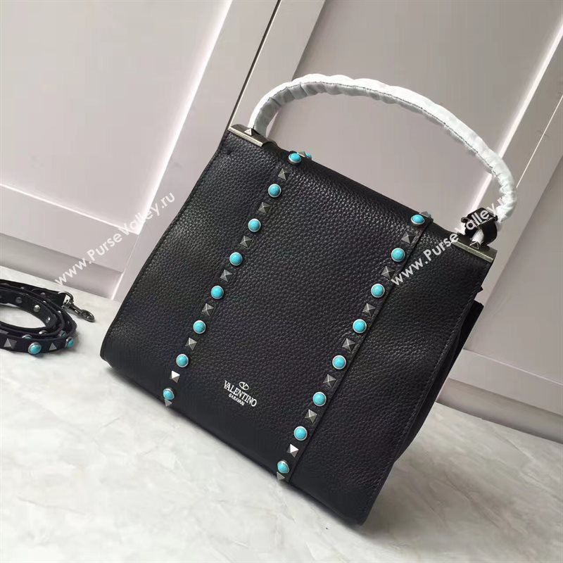 Valentino black tote shoulder bag 4982