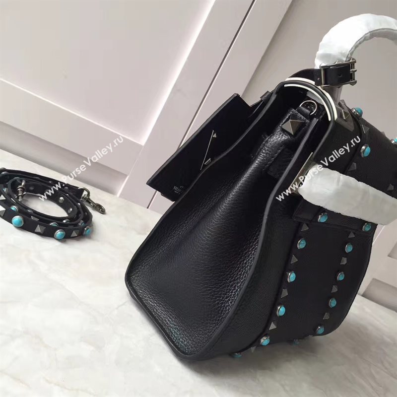 Valentino black tote shoulder bag 4982