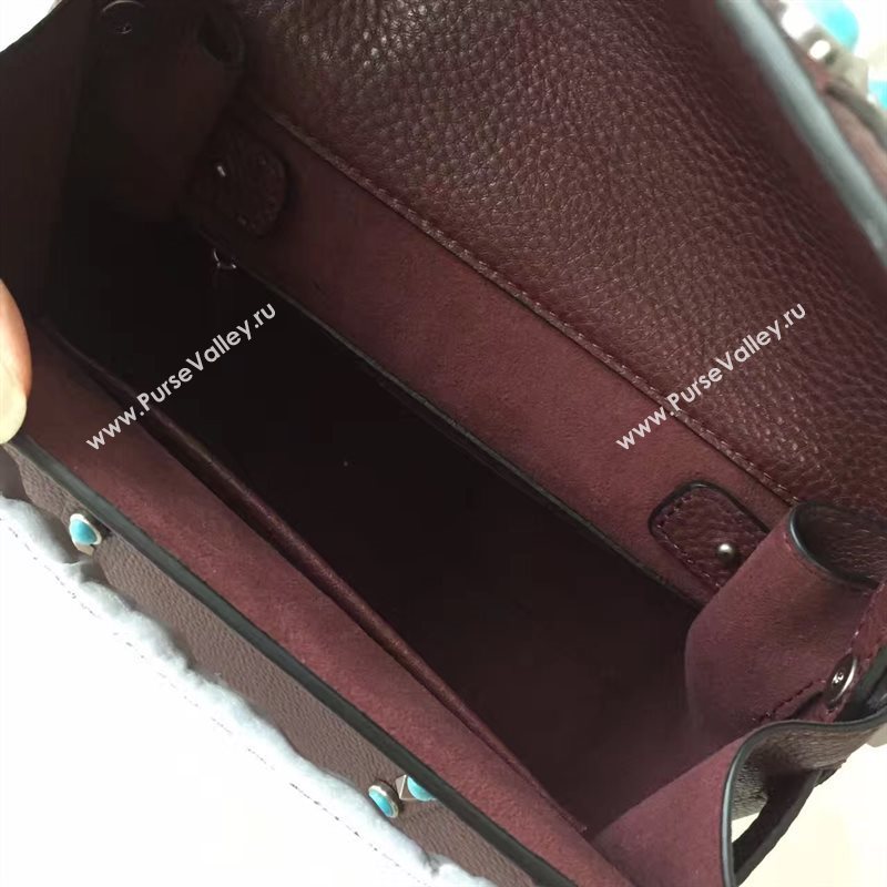 Valentino shoulder wine tote bag 4984