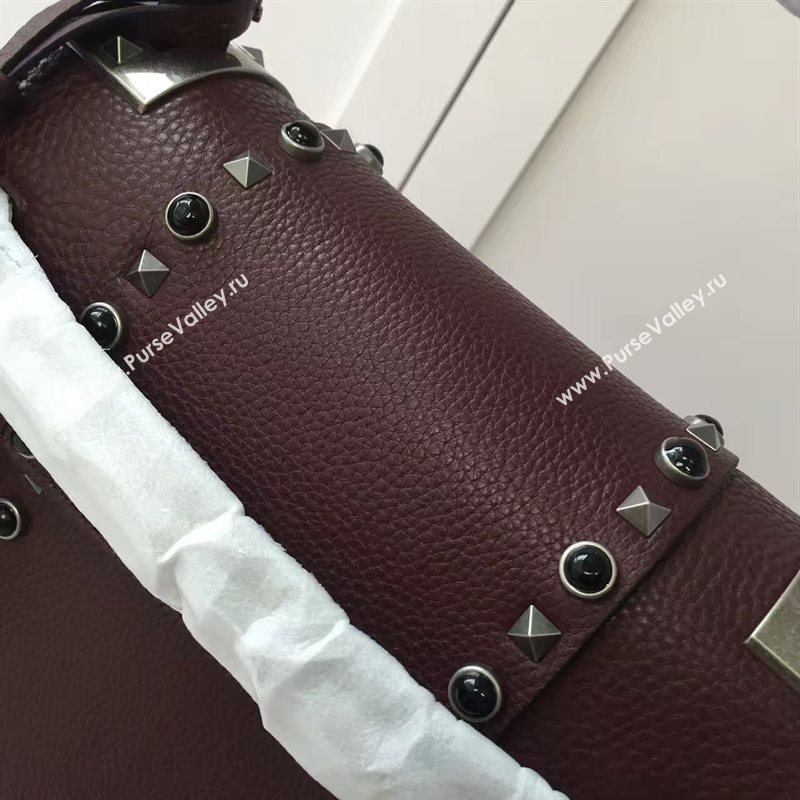 Valentino wine tote shoulder bag 4985