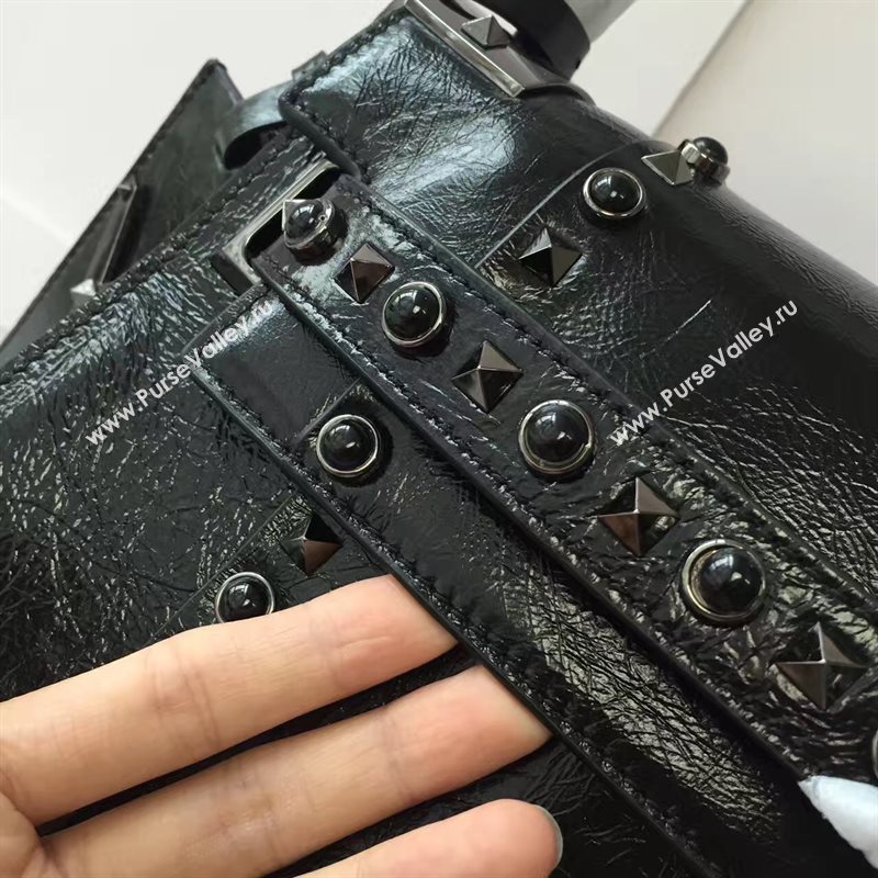 Valentino black tote shoulder bag 4986