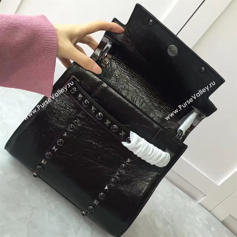 Valentino black tote shoulder bag 4986