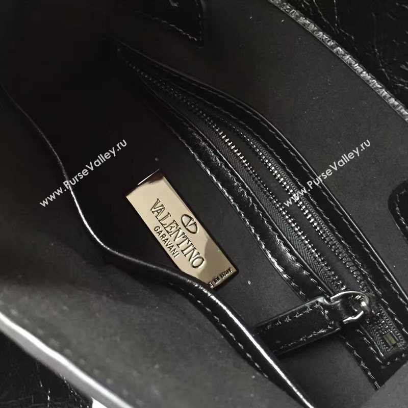 Valentino black tote shoulder bag 4986