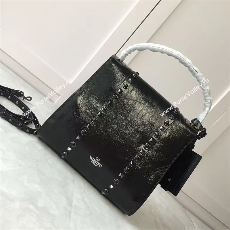 Valentino black tote shoulder bag 4986