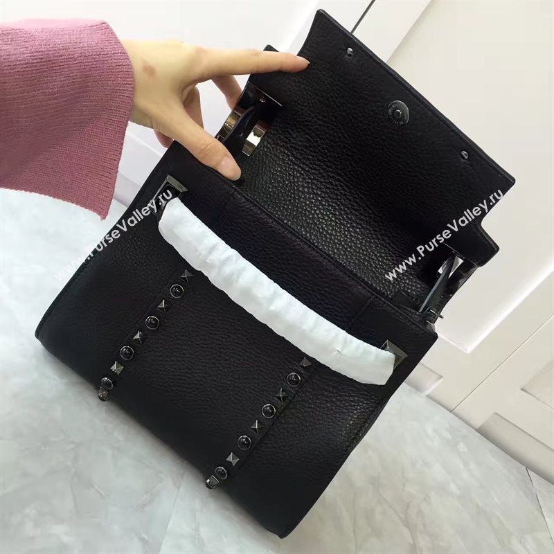 Valentino black tote shoulder bag 4988