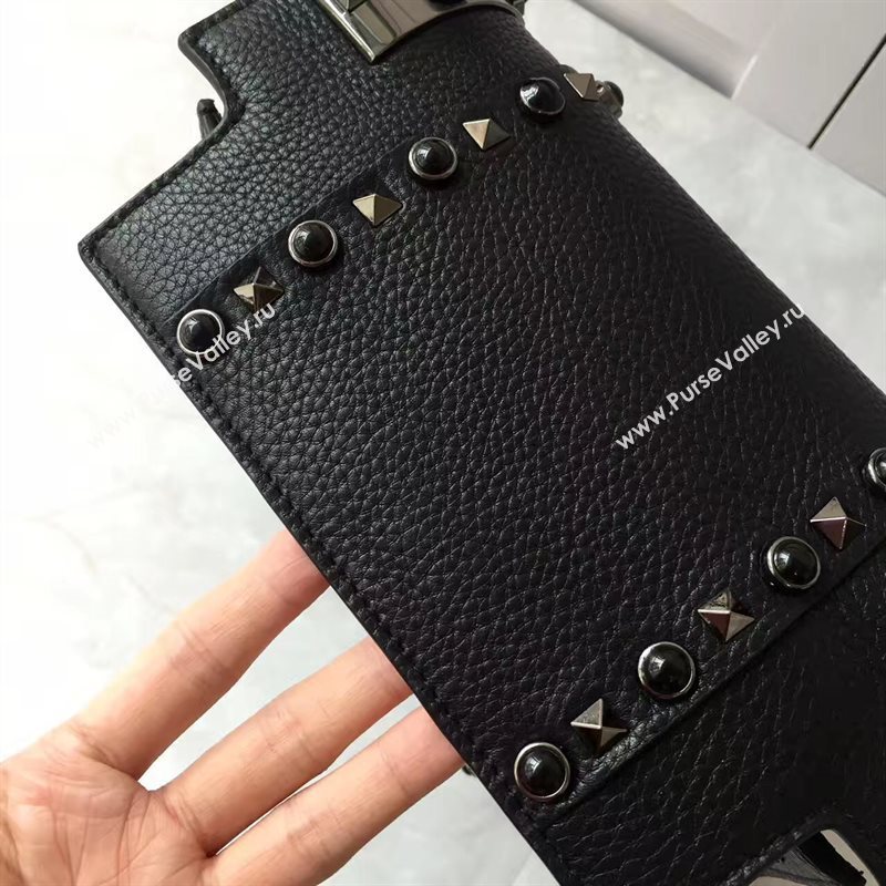 Valentino black tote shoulder bag 4988