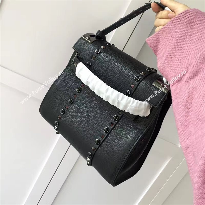 Valentino black tote shoulder bag 4988