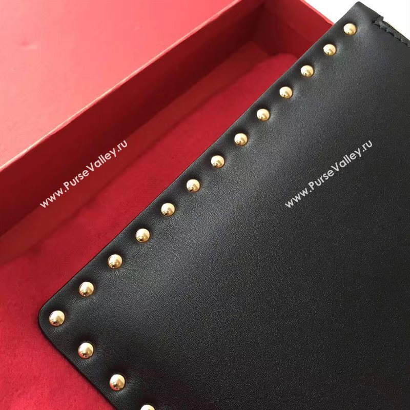 Valentino large black clutch bag 4989