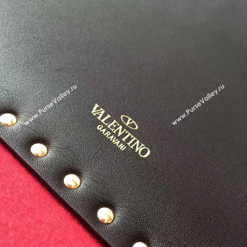 Valentino large black clutch bag 4989