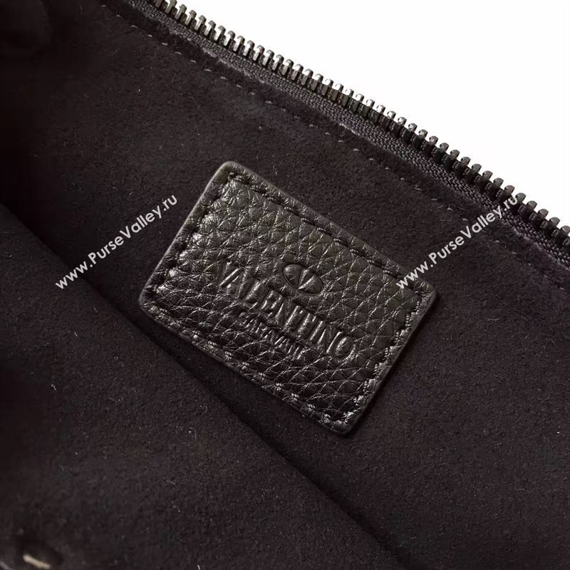 Valentino black clutch large bag 4990