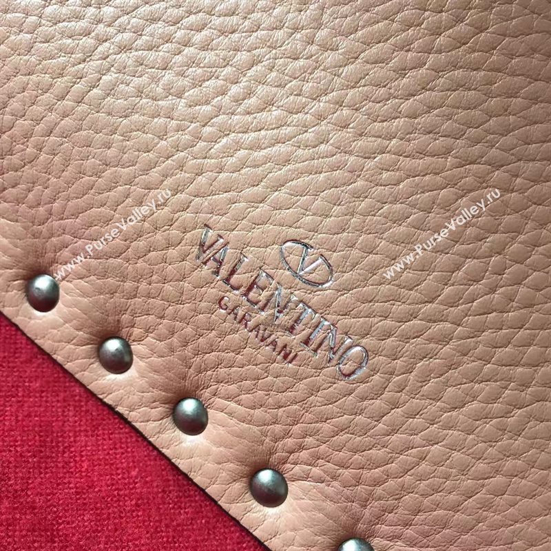 Valentino large tan clutch bag 4991